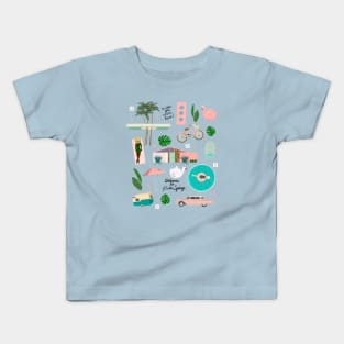 Welcome to Palm Springs Print Kids T-Shirt